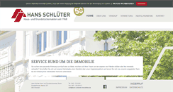 Desktop Screenshot of hans-schlueter-immobilien.de