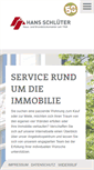 Mobile Screenshot of hans-schlueter-immobilien.de